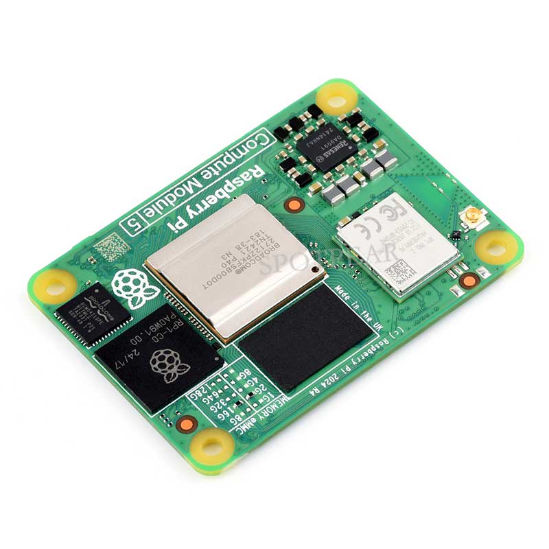 Raspberry Pi Compute Module 5 CM5 Cortex A76 BCM2712 With/Without Wi-Fi RAM 2/4/8/16GB eMMC Lite/8/16/32/64GB