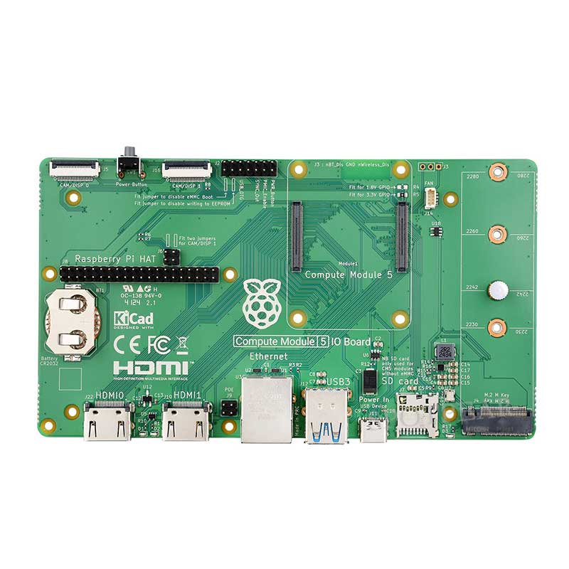 Raspberry Pi CM5 Official Original IO Board a Base Development Platform ...