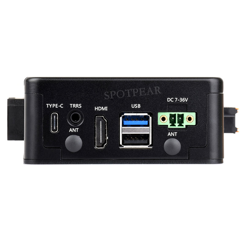 Raspberry Pi CM5 Gigabit 2.5G Dual Ethernet Port Industrial Computer with RJ45 4K Output