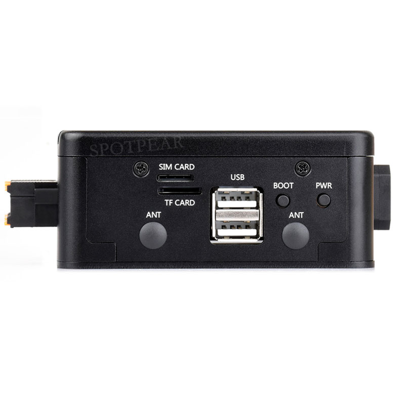 Raspberry Pi CM5 Gigabit 2.5G Dual Ethernet Port Industrial Computer with RJ45 4K Output