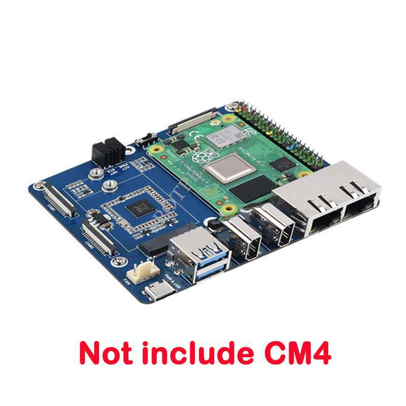 Raspberry Pi Compute Module 4 CM4 Dual Gigabit Ethernet 5G/4G Base Board USB3.0