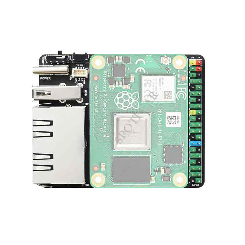 Raspberry Pi Compute Module 4 CM4 IO Board Dual Gigabit Ethernet Mini Router Board