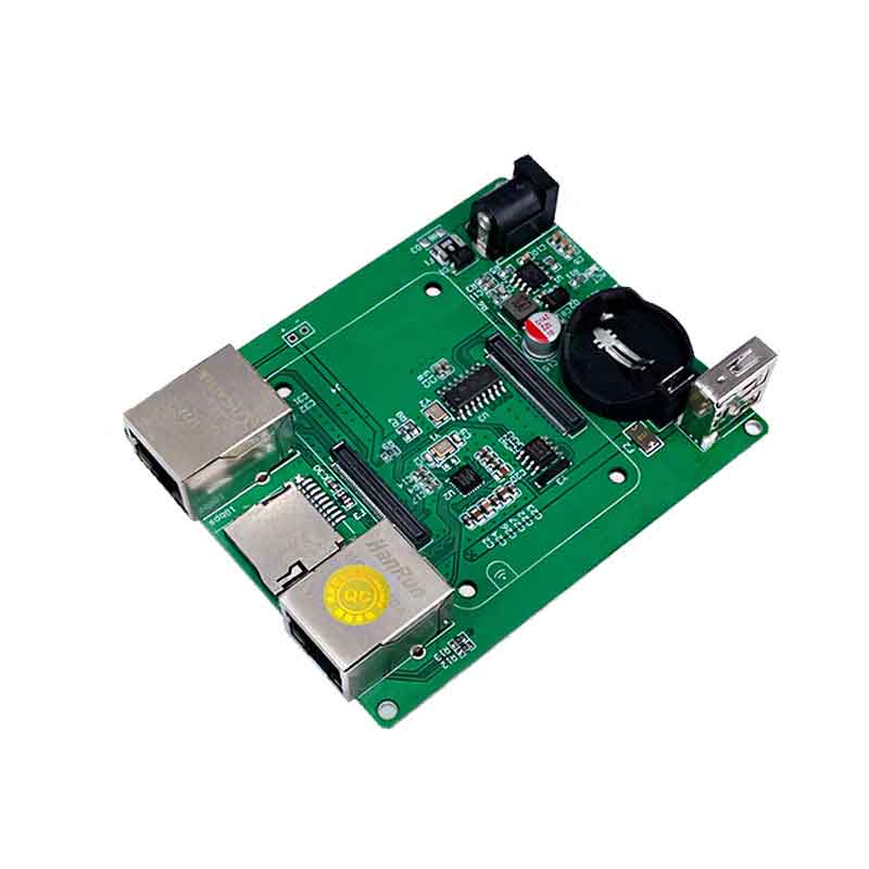 Raspberry Pi Compute module 4 CM4 MINI Board Ethernet dual network ports USB interface 