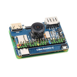 Raspberry Pi CM4 IO Board expansion board Onboard Camera Same Size as the CM4