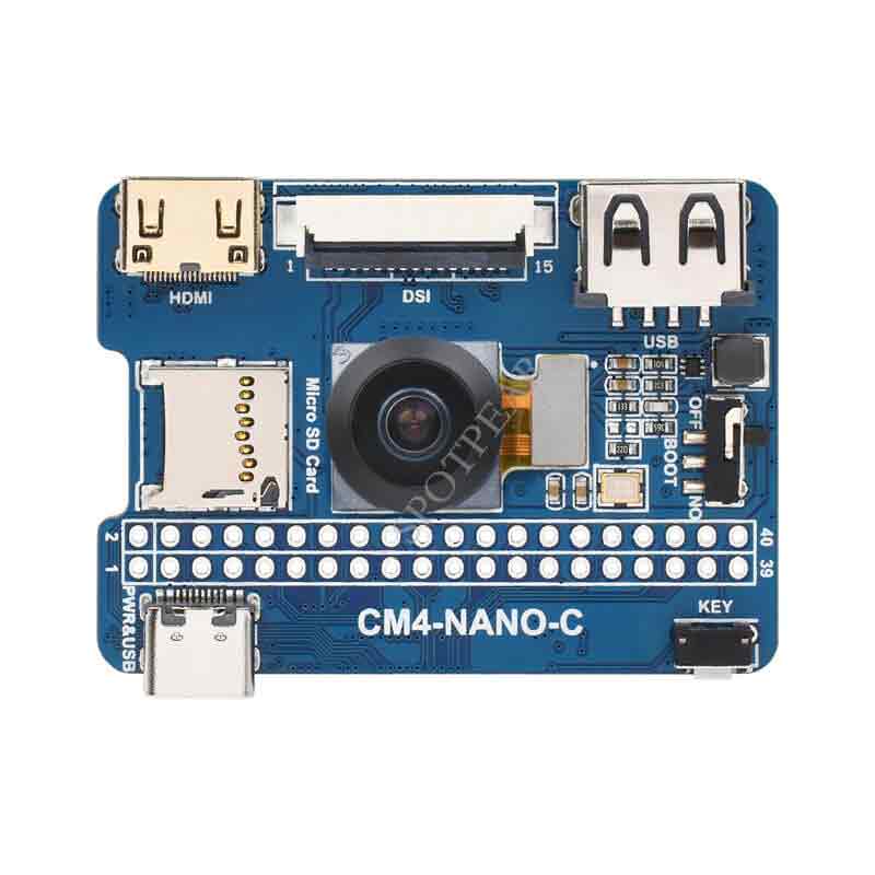 Raspberry Pi CM4 IO Board expansion board Onboard Camera Same Size as the CM4