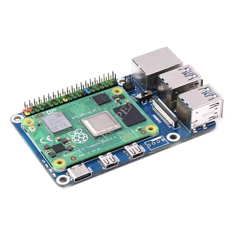 Raspberry Pi CM4 to Pi4 Adapter expansion board Compute module 4 IO Board Compatible with Pi4 Size