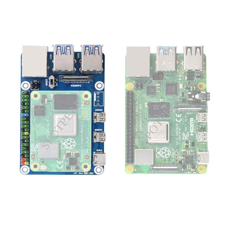Raspberry Pi CM4 to Pi4 Adapter expansion board Compute module 4 IO Board Compatible with Pi4 Size