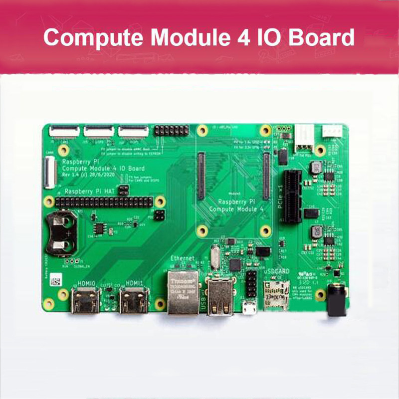 Raspberry Pi Compute Module 4 IO Board, a Development Platform for CM4