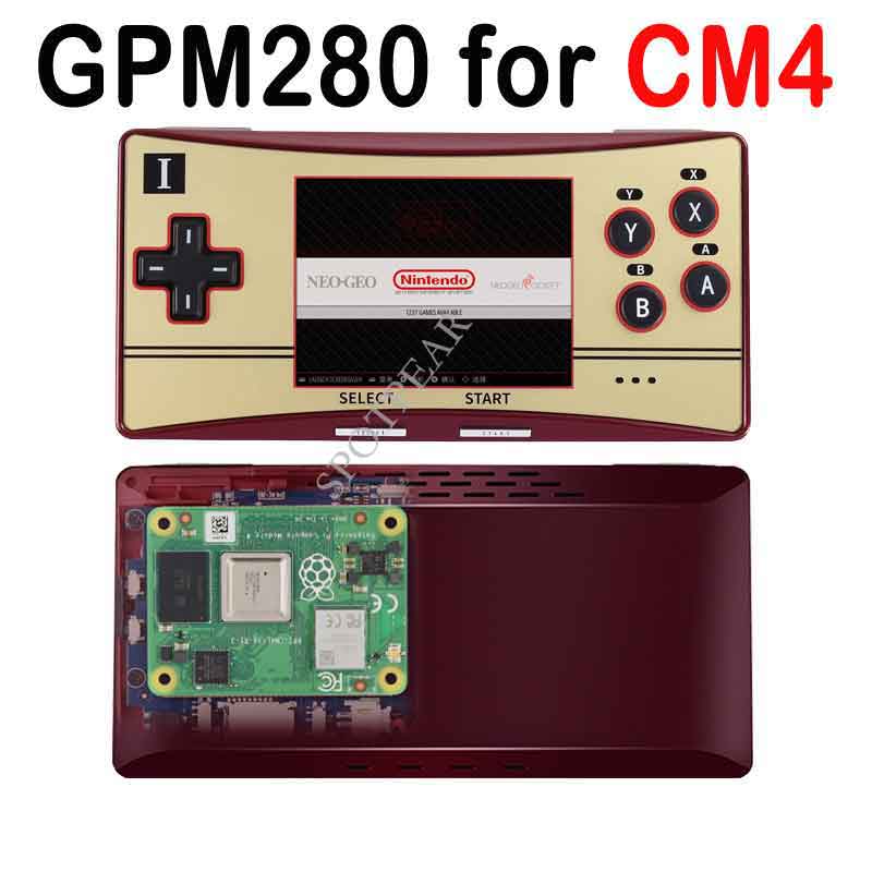 Raspberry Pi Compute Module 4 CM4 GPM280 Portable Game Console Based 2.8inch LCD IPS