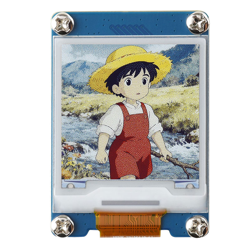 Raspberry Pi 1.54 inch e-Paper HAT+ (E) E-Ink E6 Full color 240x240 Screen Display For Arduino /STM32 /ESP32/Jetson Nano