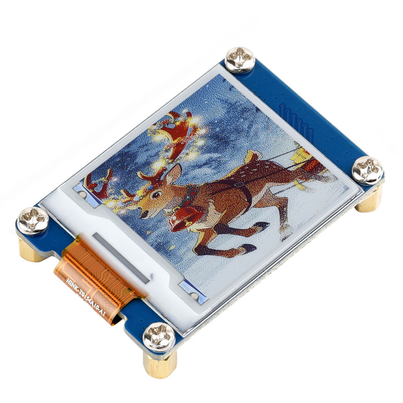 Raspberry Pi 1.54 inch e-Paper HAT+ (E) E-Ink E6 Full color 240x240 Screen Display For Arduino /STM32 /ESP32/Jetson Nano