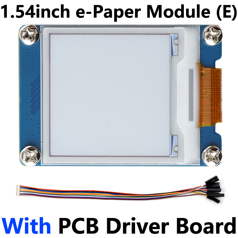 Raspberry Pi 1.54 inch e-Paper HAT+ (E) E-Ink E6 Full color 240x240 Screen Display For Arduino /STM32 /ESP32/Jetson Nano