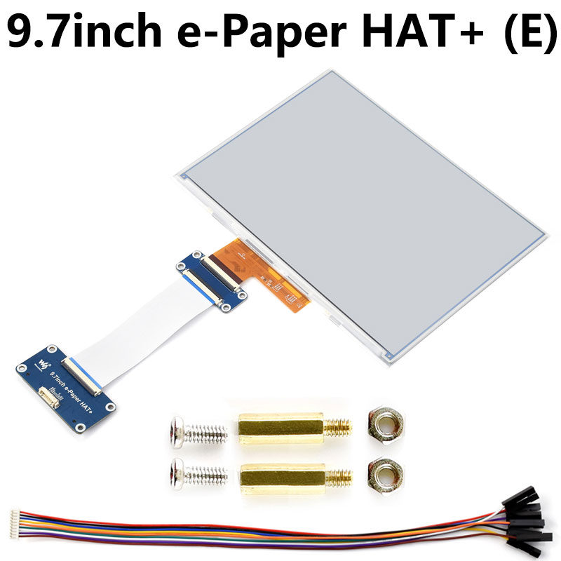 Raspberry Pi 9.7 inch e-Paper HAT+ (E) E-Ink E6 Full color 1120x784 Screen Display For Arduino /STM32 /ESP32/Jetson Nano