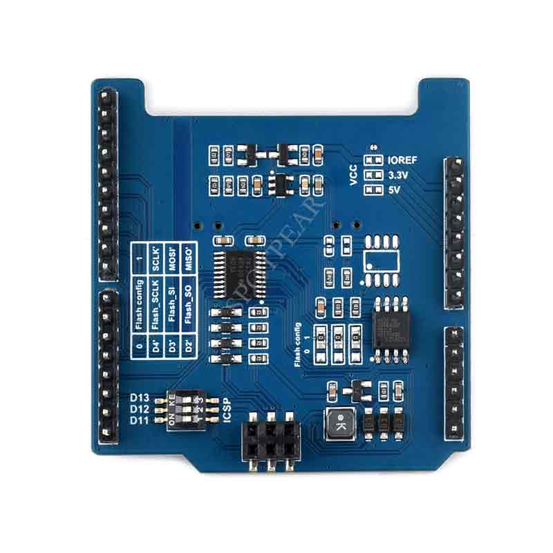 E-ink e-paper driver board for Arduino/NUCLEO/nRF528xx/STM32 with MX25R6435F supporting extended RAM