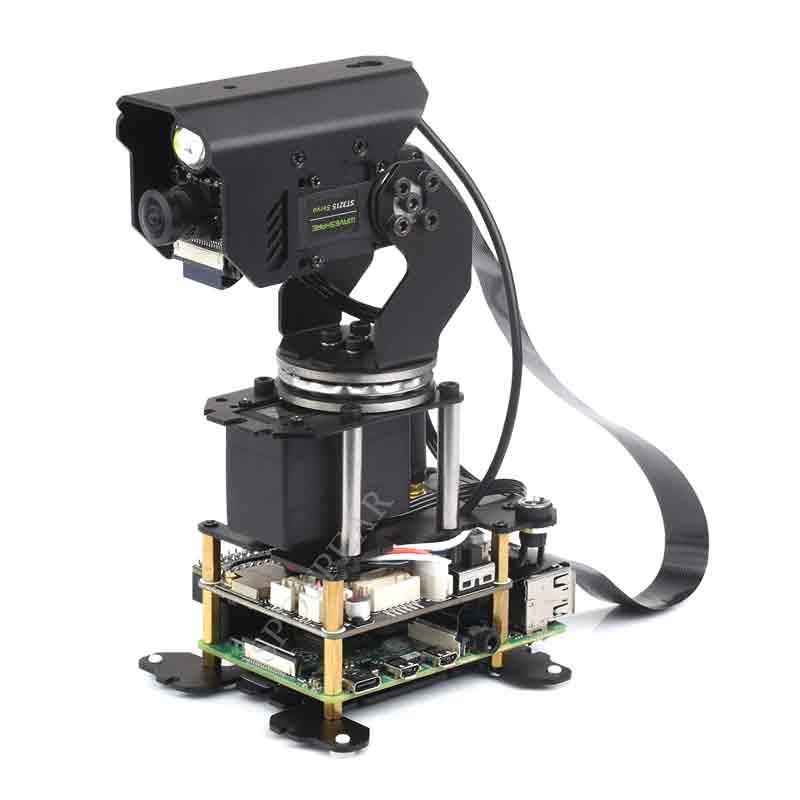 Robots Car 360° Omnidirectional 2-Axis Pan-Tilt Camera Serial Bus Servos General Driver Board