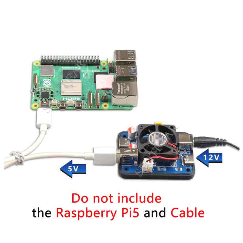 Raspberry Pi 5 Power PD Trigger Activation Module Jetson 5V5A 27W PD DC USB Dual Input Wide Voltage 