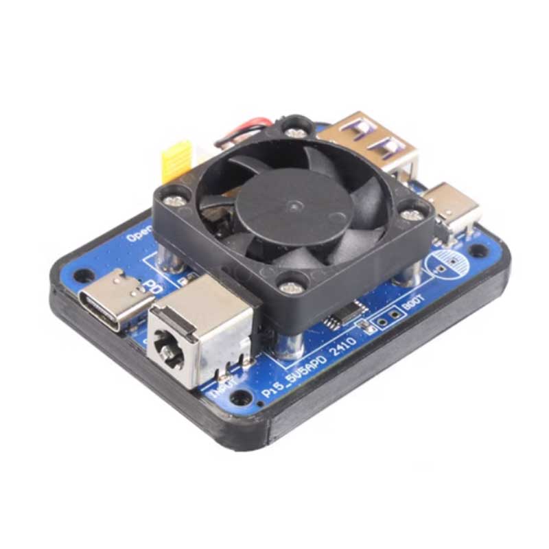 Raspberry Pi 5 Power PD Trigger Activation Module Jetson 5V5A 27W PD DC USB Dual Input Wide Voltage 