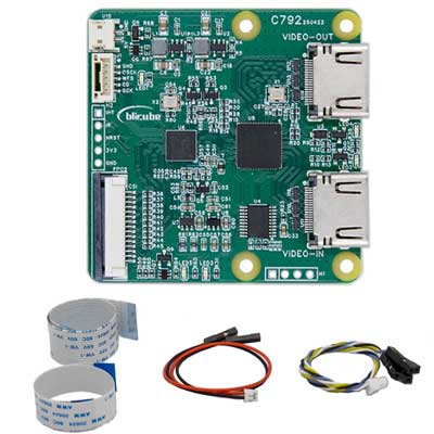 Raspberry Pi C792 Double HDMI to CSI-2 loop-out blikvm For pikvm Pi5 Jeston