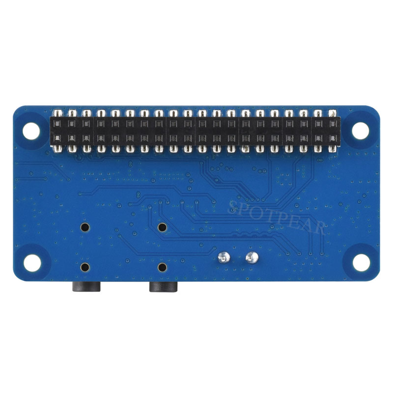 Raspberry Pi DA7212 I2S Audio For XiaoZhi AI Expansion Board Dul-mic Free-Driver For PI5/PI4/Zero