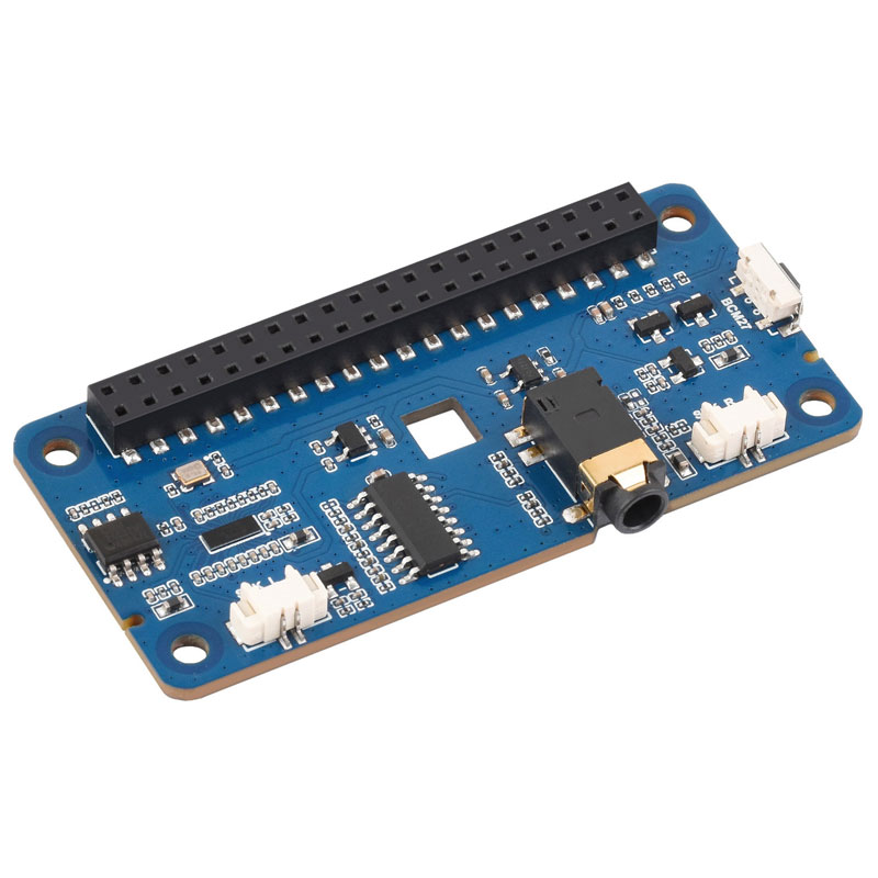 Raspberry Pi DA7212 For XiaoZhi AI Home Assistant Voice I2S Audio Card Expansion Board Dul-mic Free-Driver For PI5/PI4/Zero