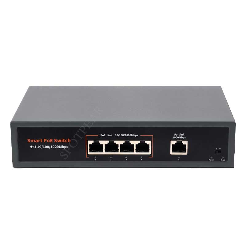 Raspberry Pi Gigabit PoE Switch 120W High-Speed 10/100/1000Mbps Auto-Negotiation Ethernet Port RJ45 