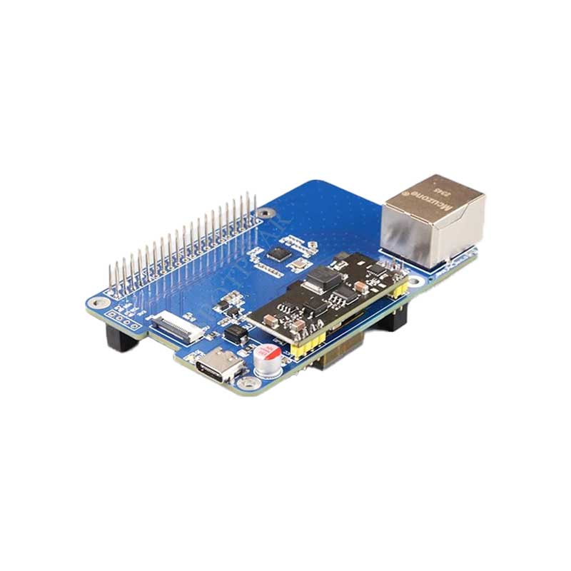 MP1G-POE Raspberry Pi 5 PCIe to 1G Gigabit Ethernet POE HAT Pi5 RTL8111