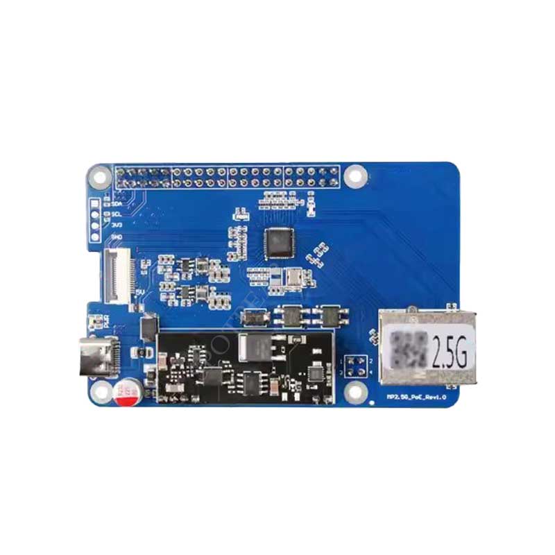 MP2.5G-POE RTL8125 Raspberry Pi 5 PCIe to 2.5G POE Ethernet HAT Pi5