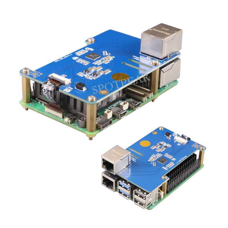 MP2.5G Raspberry Pi 5 PCIe to 2.5G Ethernet HAT Pi5 RTL8125