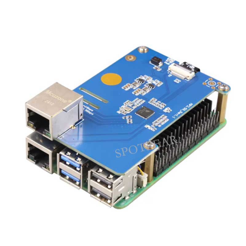 MP2.5G Raspberry Pi 5 PCIe to 2.5G Ethernet HAT Pi5 RTL8125