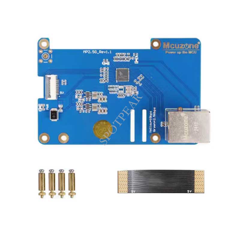 MP2.5G Raspberry Pi 5 PCIe to 2.5G Ethernet HAT Pi5 RTL8125