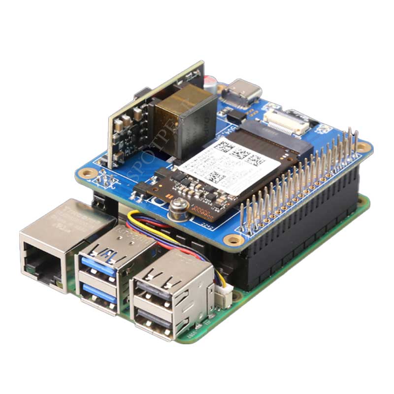 ElectroCookie SSD NVMe 256 Go Pour Raspberry Pi 5 - Compatible, Format 2242, Gen3 X4