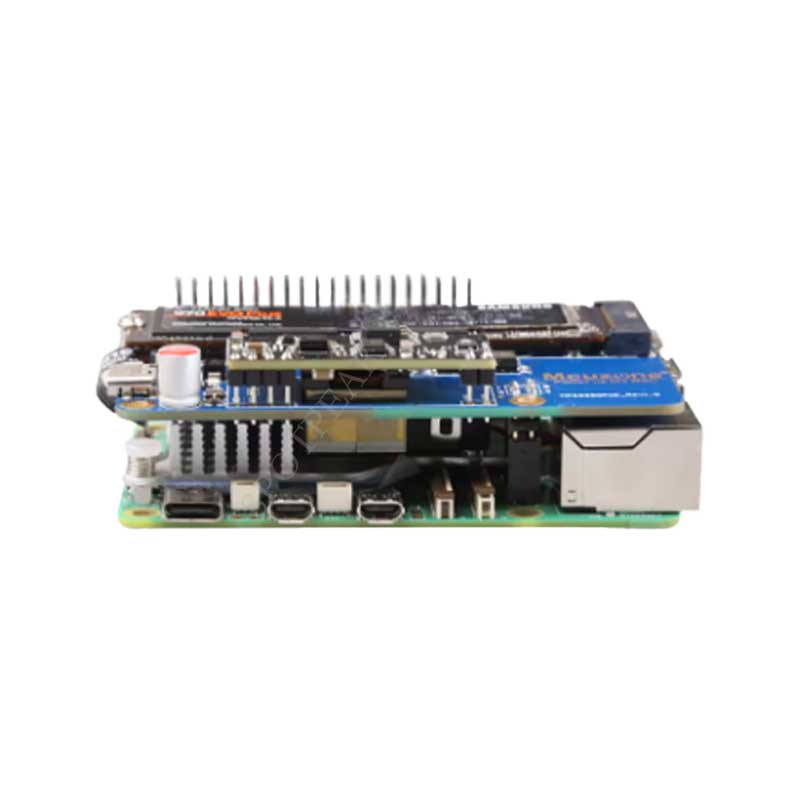 MPS2280 POE Raspberry Pi 5 PCIe to M.2 NVMe  SSD Adapter Board HAT Pi5 2280/2242/2230