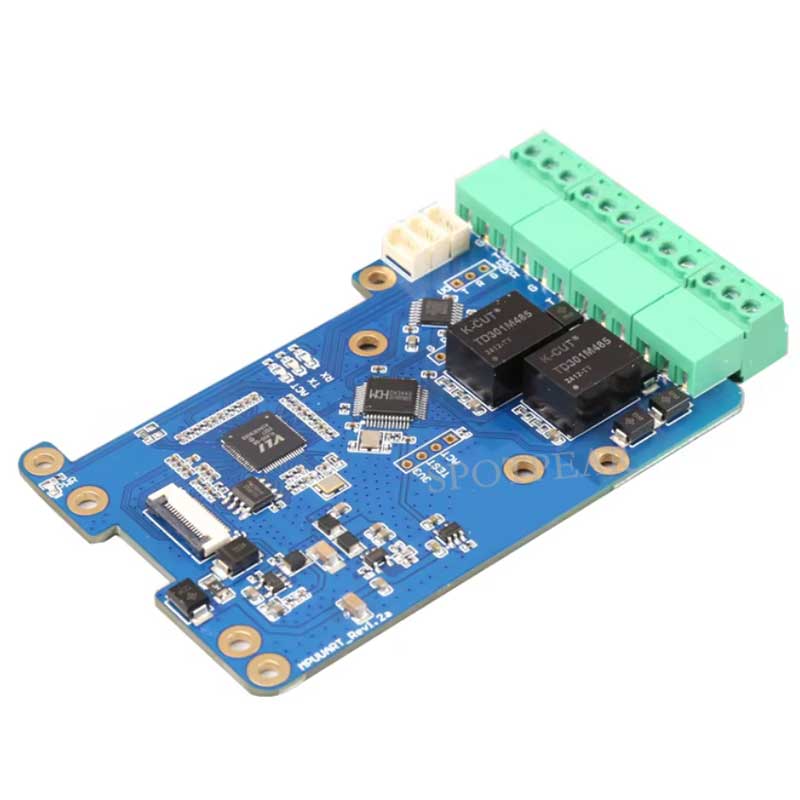 MPUUART Raspberry Pi 5 PCIe to ISO 2-CH RS485 /2-CH RS232 / USB /UART / TTL