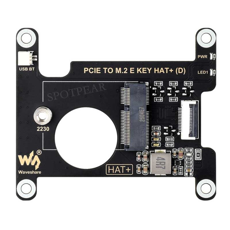 Raspberry Pi 5 PCIe To M.2 E KEY NGFF USB Bluetooth For BE200/AX210/AX200/RTL8822CE