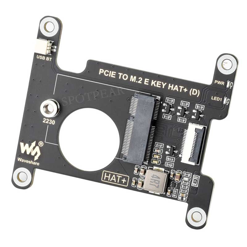 Raspberry Pi 5 PCIe To M.2 E KEY NGFF USB Bluetooth For BE200/AX210/AX200/RTL8822CE