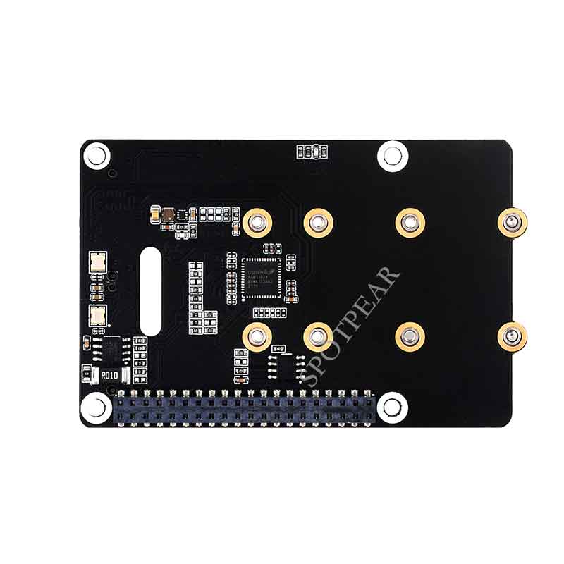 Raspberry Pi 5 PCIe to 2CH M.2 NVMe SSD Adapter Board HAT (B) Pi5-PCIe-2280-2242-2230