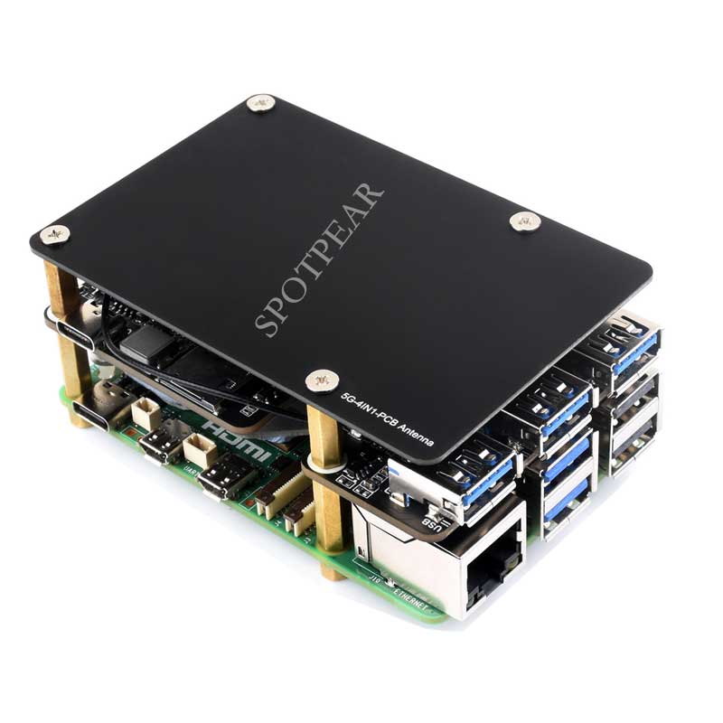 Raspberry Pi 5 PCIe to M.2 4G/5G USB 3.2 HUB For SIMCom Quectel 4G/5G Modules
