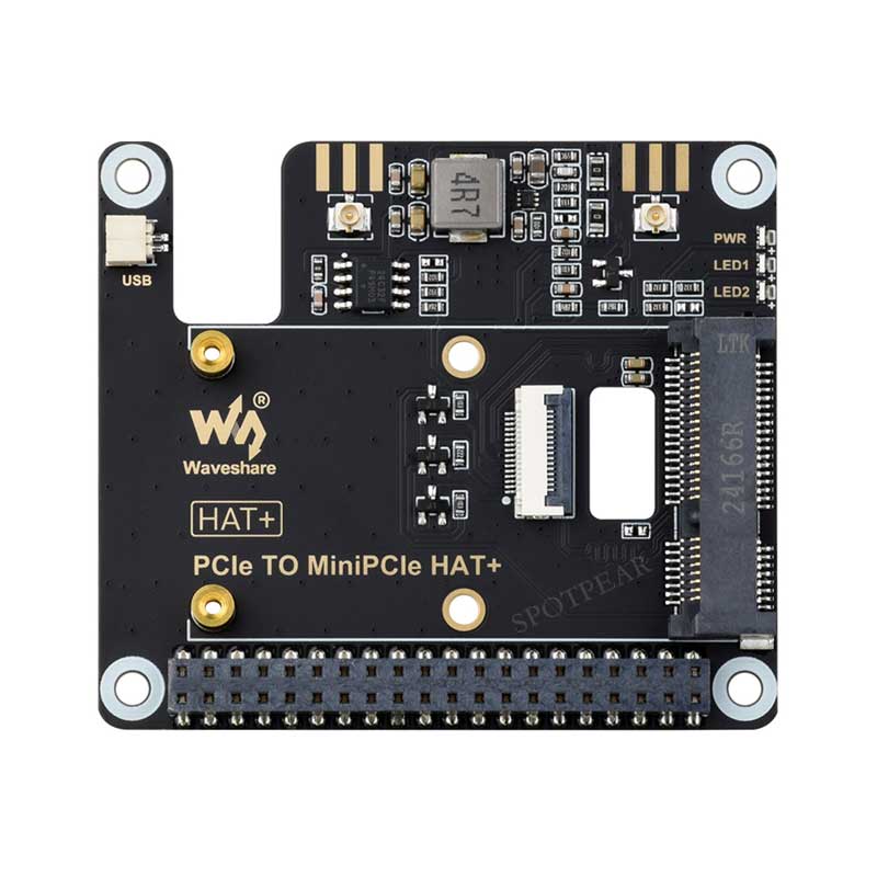 Raspberry Pi 5 PCIE to MiniPCIe For wireless network WIFI Card USB Bluetooth