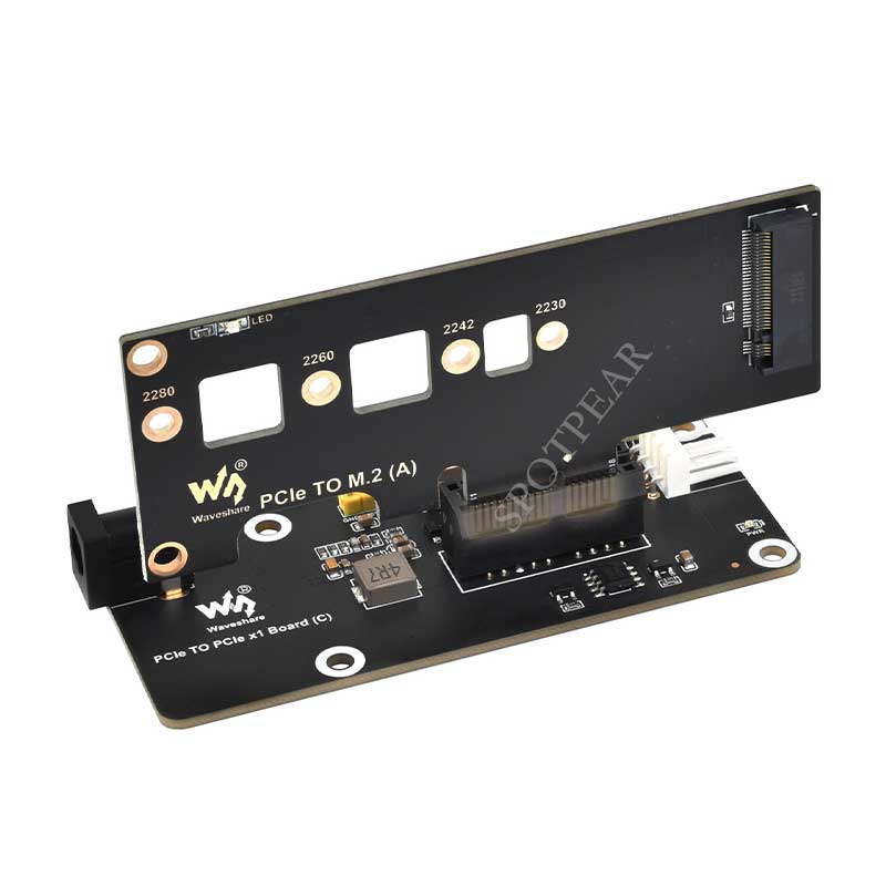 Raspberry Pi 5 PCIe FFC Connector to Standard PCIe x1 Slot (C) Expansion Board