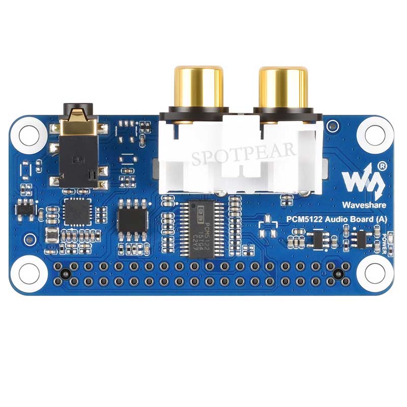 Raspberry Pi PCM5122 I2S DAC HIFI Sound Card DAC Audio expansion Board Free-Driver For PI5/PI4/Zero