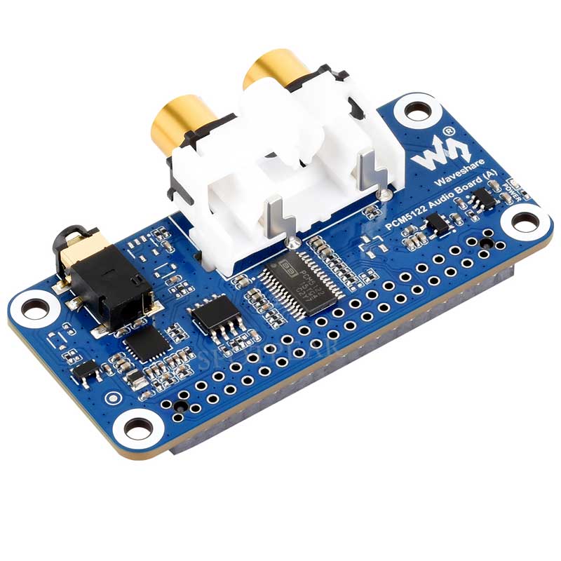 Raspberry Pi PCM5122 I2S DAC HIFI Sound Card DAC Audio expansion Board Free-Driver For PI5/PI4/Zero