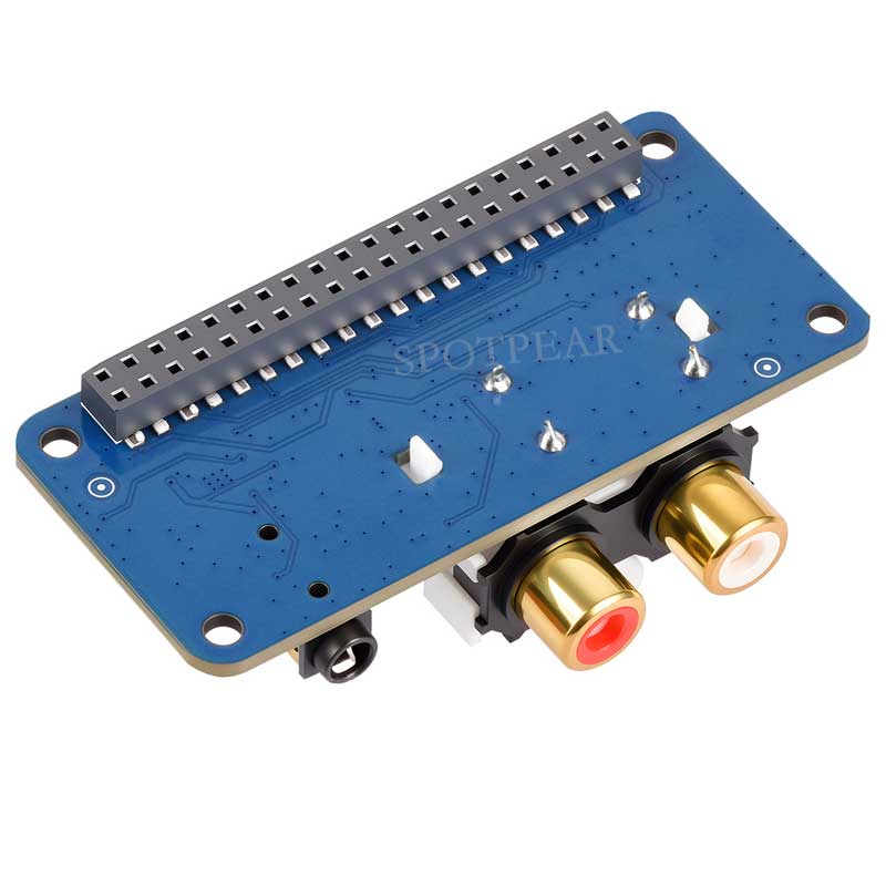 Raspberry Pi PCM5122 I2S DAC HIFI Sound Card DAC Audio expansion Board Free-Driver For PI5/PI4/Zero