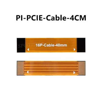 Raspberry Pi 5 PCIE FPC Cable With 90R differential matching Higher Speed For M.2 NVMe SSD