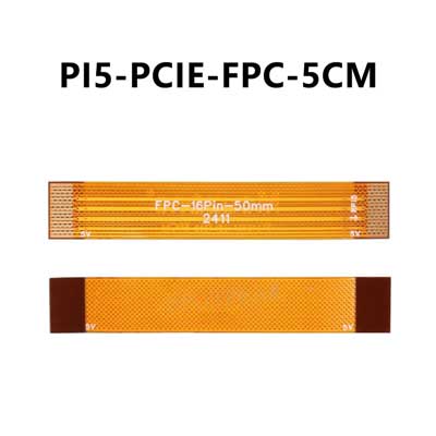 Raspberry Pi 5 PCIE FPC Cable With 90R differential matching Higher Speed For M.2 NVMe SSD