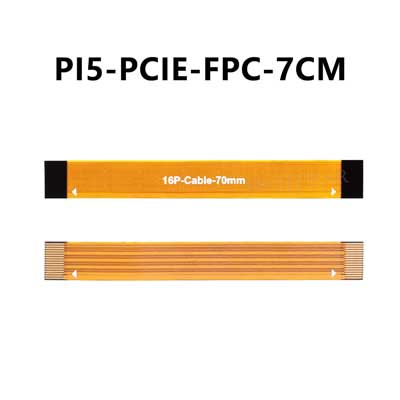 Raspberry Pi 5 PCIE FPC Cable With 90R differential matching Higher Speed For M.2 NVMe SSD