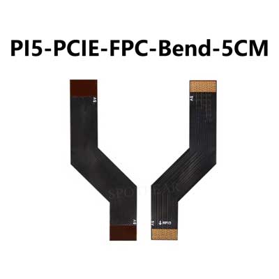 Raspberry Pi 5 PCIE FPC Cable With 90R differential matching Higher Speed For M.2 NVMe SSD