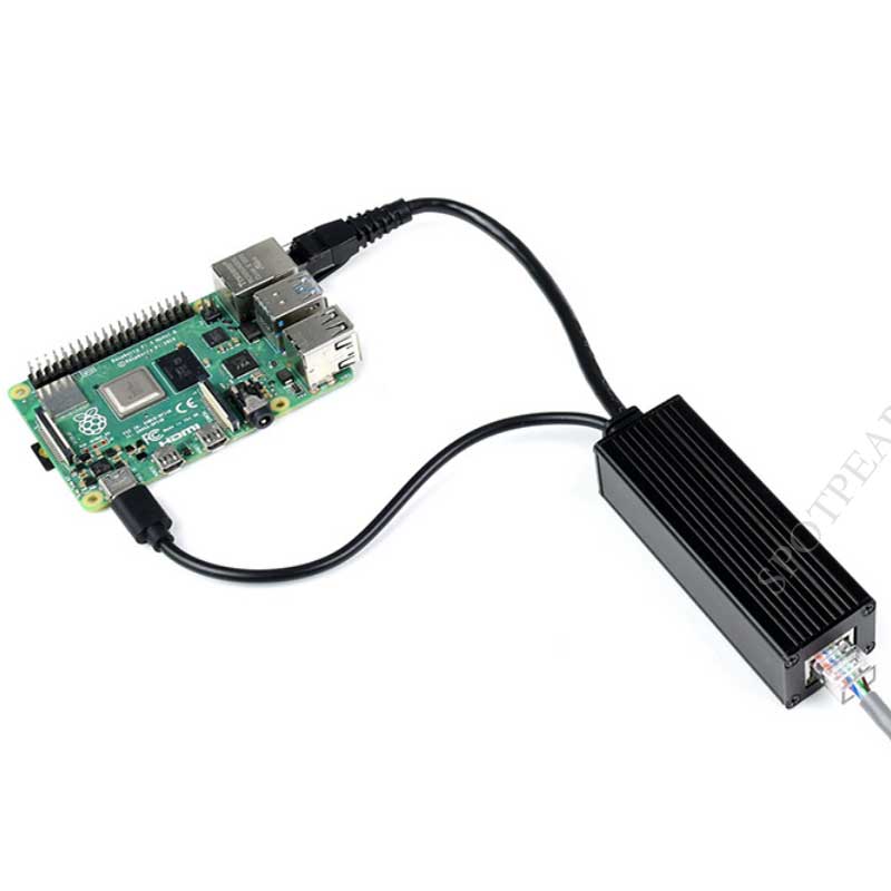 Industrial Gigabit PoE Splitter Options Type-C/DC/Micro For Raspberry Pi/WebCamera/WirelessAP