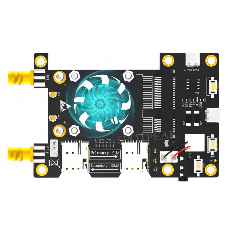 Raspberry Pi 3G/4G & LTE HAT Mini PCIe For Samsung ARTIK /Rock64 /Asus Tinker /Latte Panda