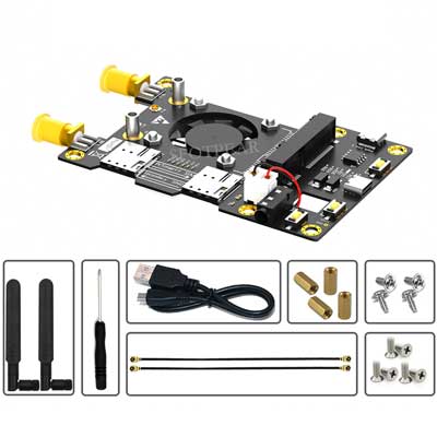 Raspberry Pi 3G/4G & LTE HAT Mini PCIe For Samsung ARTIK /Rock64 /Asus Tinker /Latte Panda