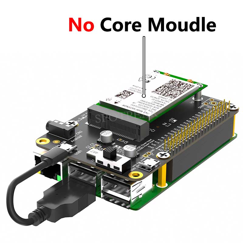 Raspberry Pi 3G/4G/LTE HAT Mini PCIe For Samsung ARTIK /Rock64 /Asus Tinker /Latte Panda